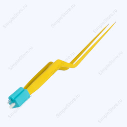 Пинцет коагуляционный биполярный байонетный, с ирригацией, Hoboat ZKN-2J, длина 228 мм, кончики изогнутые 0,5 мм