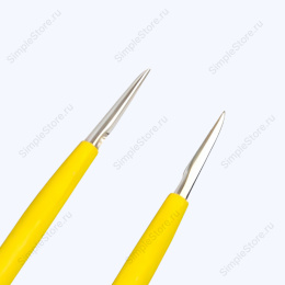 Пинцет коагуляционный биполярный байонетный, с ирригацией, Hoboat ZKN-5J, длина 135 мм, кончики прямые 0,5 мм