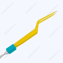 Пинцет коагуляционный биполярный байонетный, с ирригацией, Hoboat ZKN-5C, длина 135 мм, кончики прямые 1,2 мм