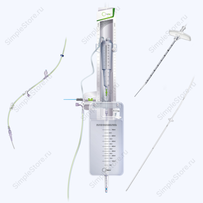 Дренаж наружный люмбальный Free Flow: модели  DLE-FF