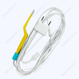 Пинцет коагуляционный биполярный байонетный, с ирригацией, Hoboat ZKN-5J, длина 135 мм, кончики прямые 0,5 мм