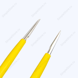 Пинцет коагуляционный биполярный байонетный, с ирригацией, Hoboat ZKN-5X, длина 135 мм, кончики прямые 0,9 мм