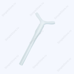 Коннектор Y-образный длинный , длина 12 мм, внутренний диаметр 1 мм, вншний 1,8 мм