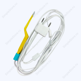 Пинцет коагуляционный биполярный байонетный, с ирригацией, Hoboat ZKN-5X, длина 135 мм, кончики прямые 0,9 мм