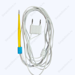 Пинцет коагуляционный биполярный прямой, с ирригацией, Hoboat ZKN-6C, длина 148 мм, кончики прямые 1,2 мм